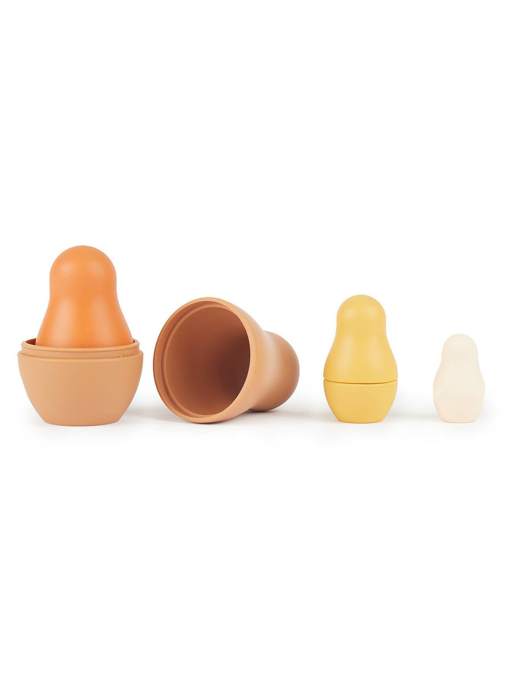 Matriochka en silicone - jouet de bain chocolate bliss