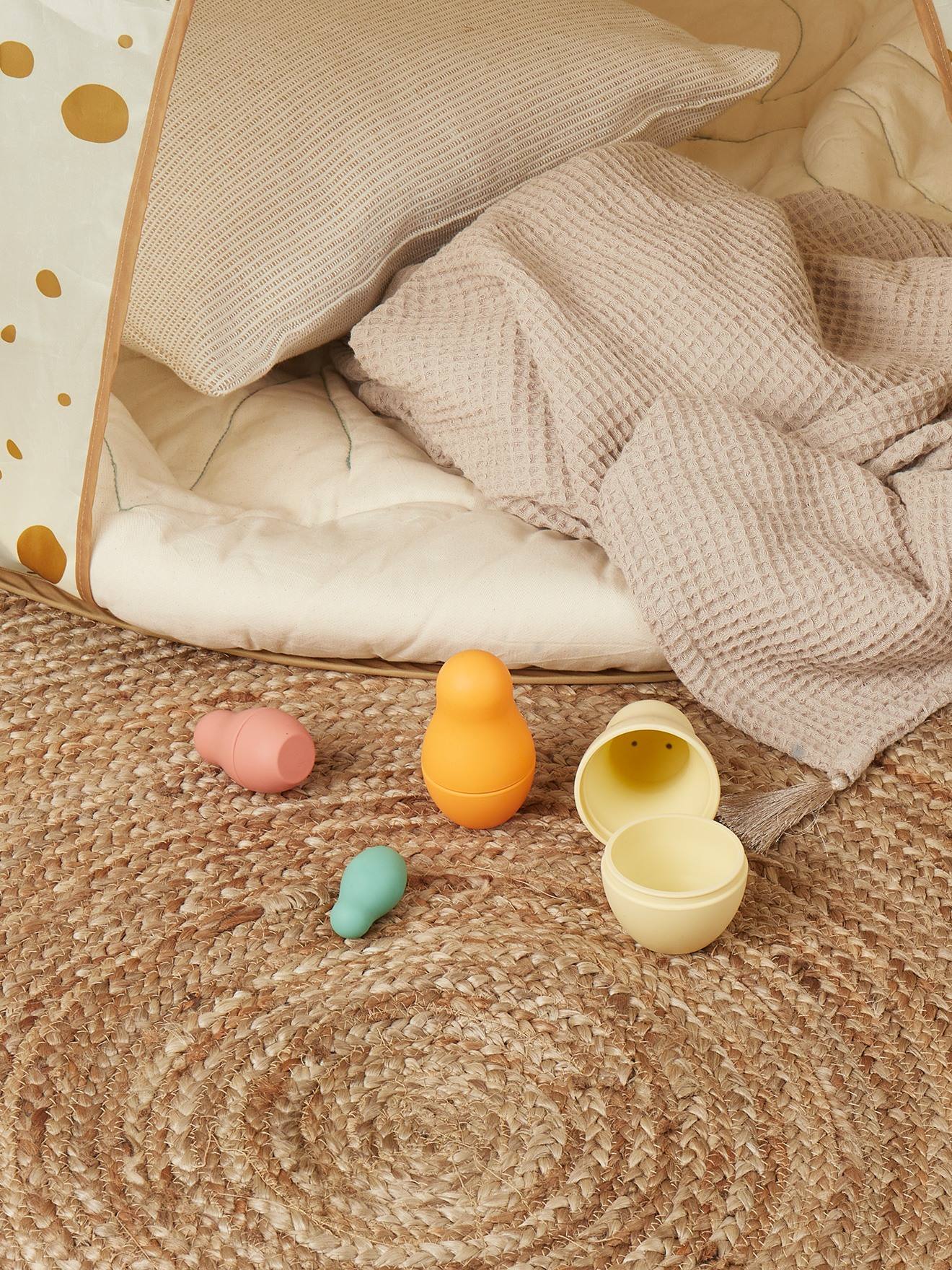 Matriochka en silicone - jouet de bain tropical vibes