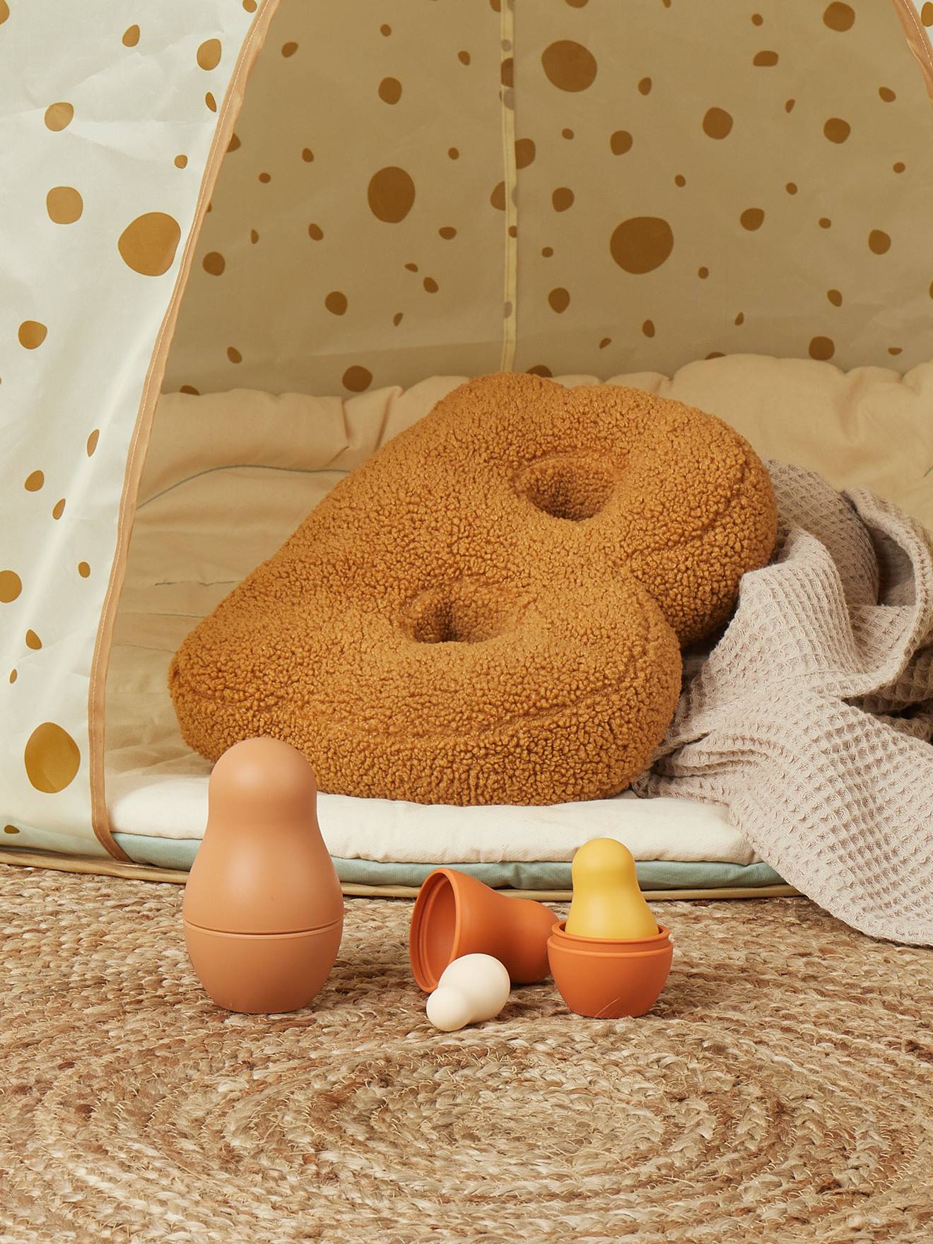 Matriochka en silicone - jouet de bain chocolate bliss