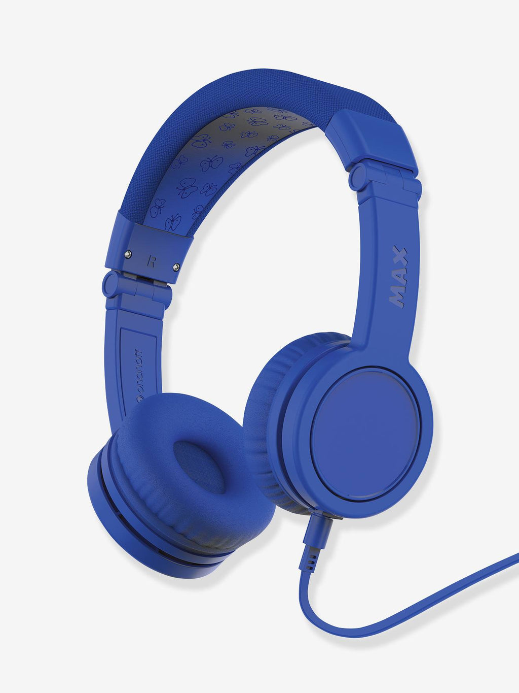 Max - casque audio - la boîte à histoire bleu