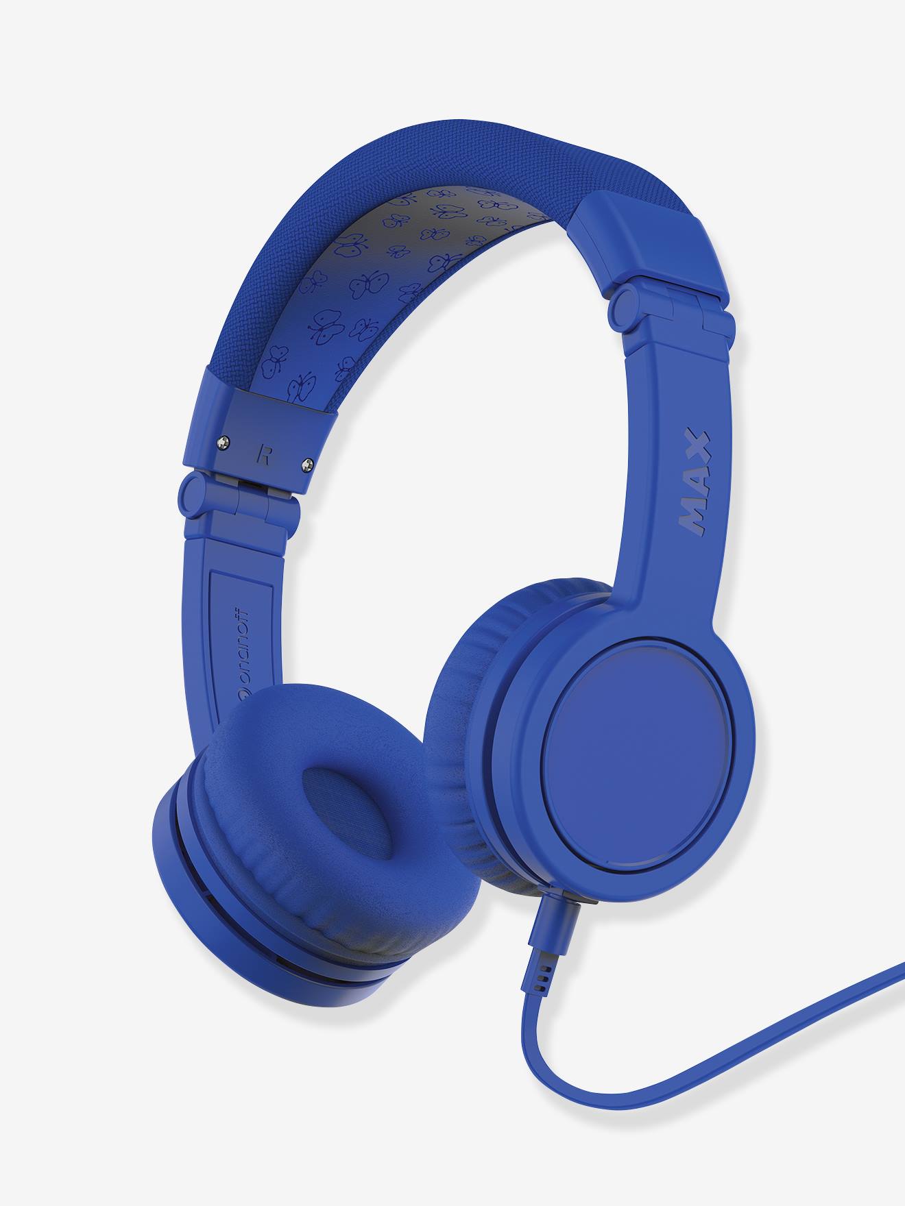 Max - casque audio - la boîte à histoire bleu