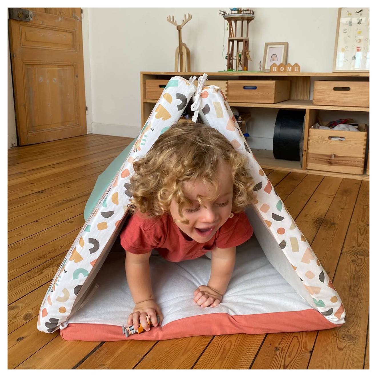 Maxi tapis malin 5 en 1 modèle caché coucou