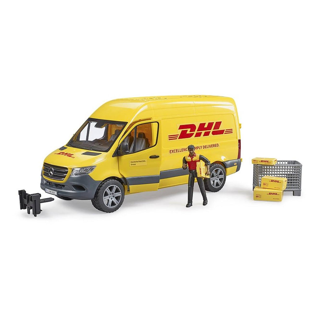 Mb sprinter dhl avec chauffeur jaune