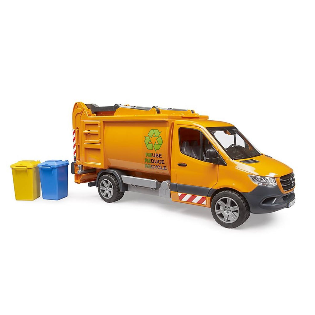 Mb sprinter gestion des déchets municipaux orange