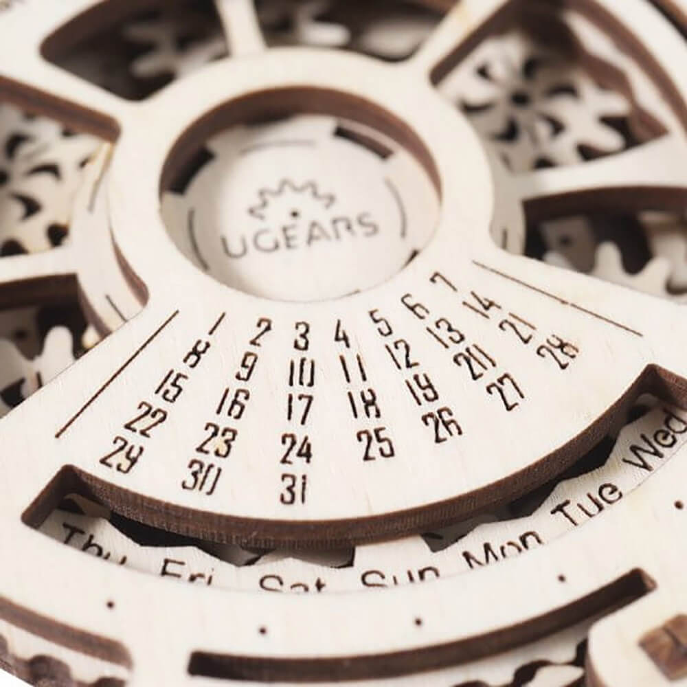 Méca-Calendrier en Bois à Monter - Maquette Bois Ugears
