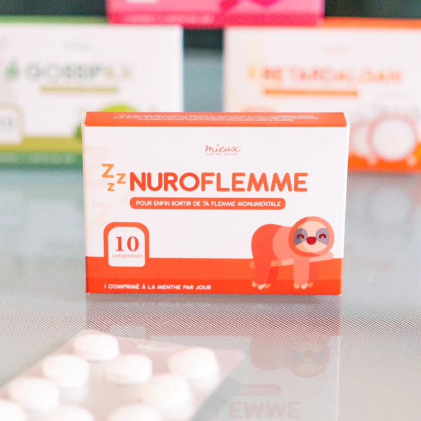Comprimés Nuroflemme - Bonbons humoristiques