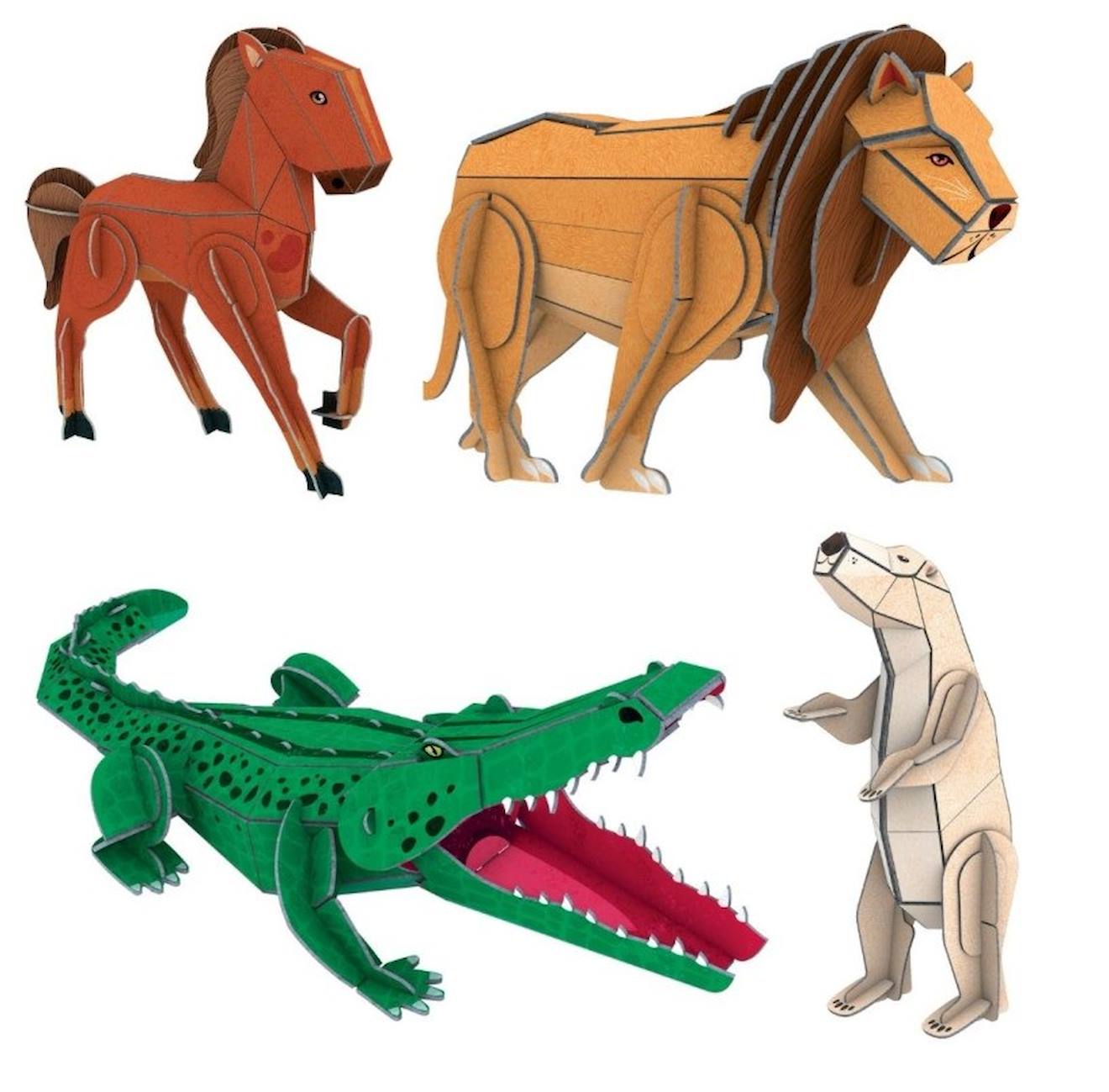 Méga atlas des animaux bleu