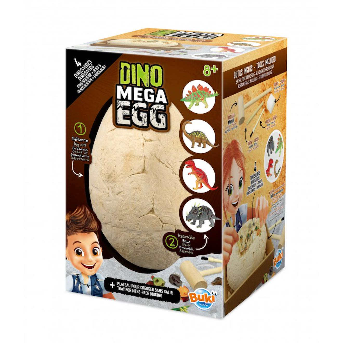 Mega dino egg beige