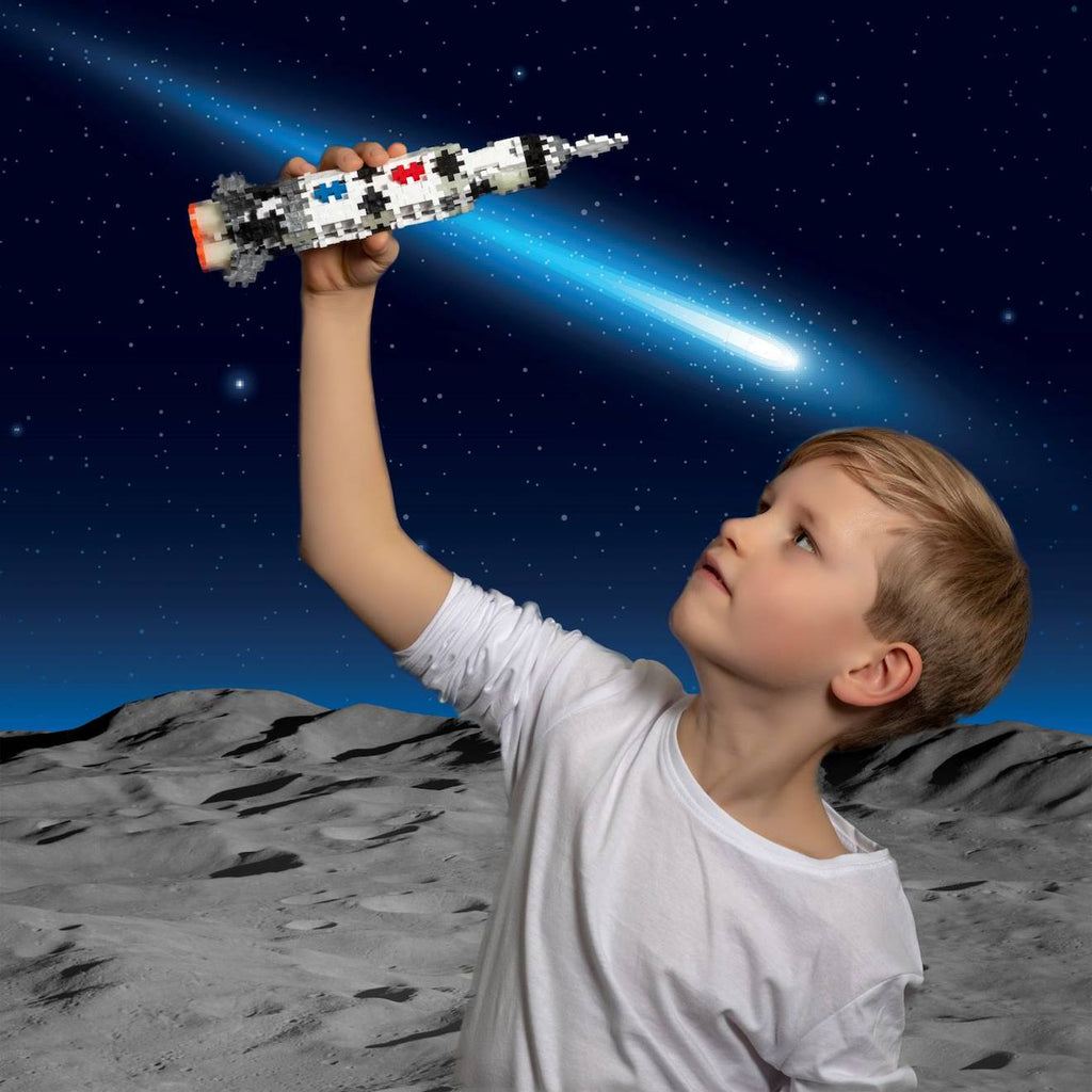 Méga tube fusée saturne v 240 pièces multicolore