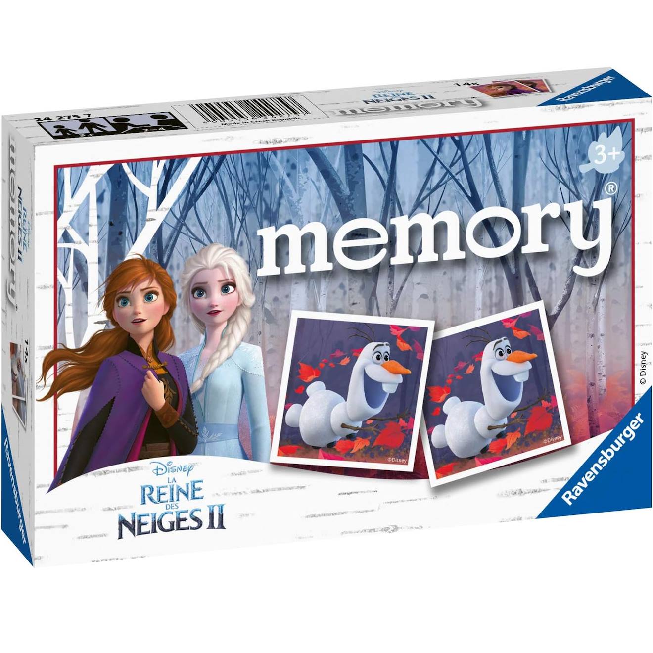 Memory Disney La Reine des Neiges 2 blanc