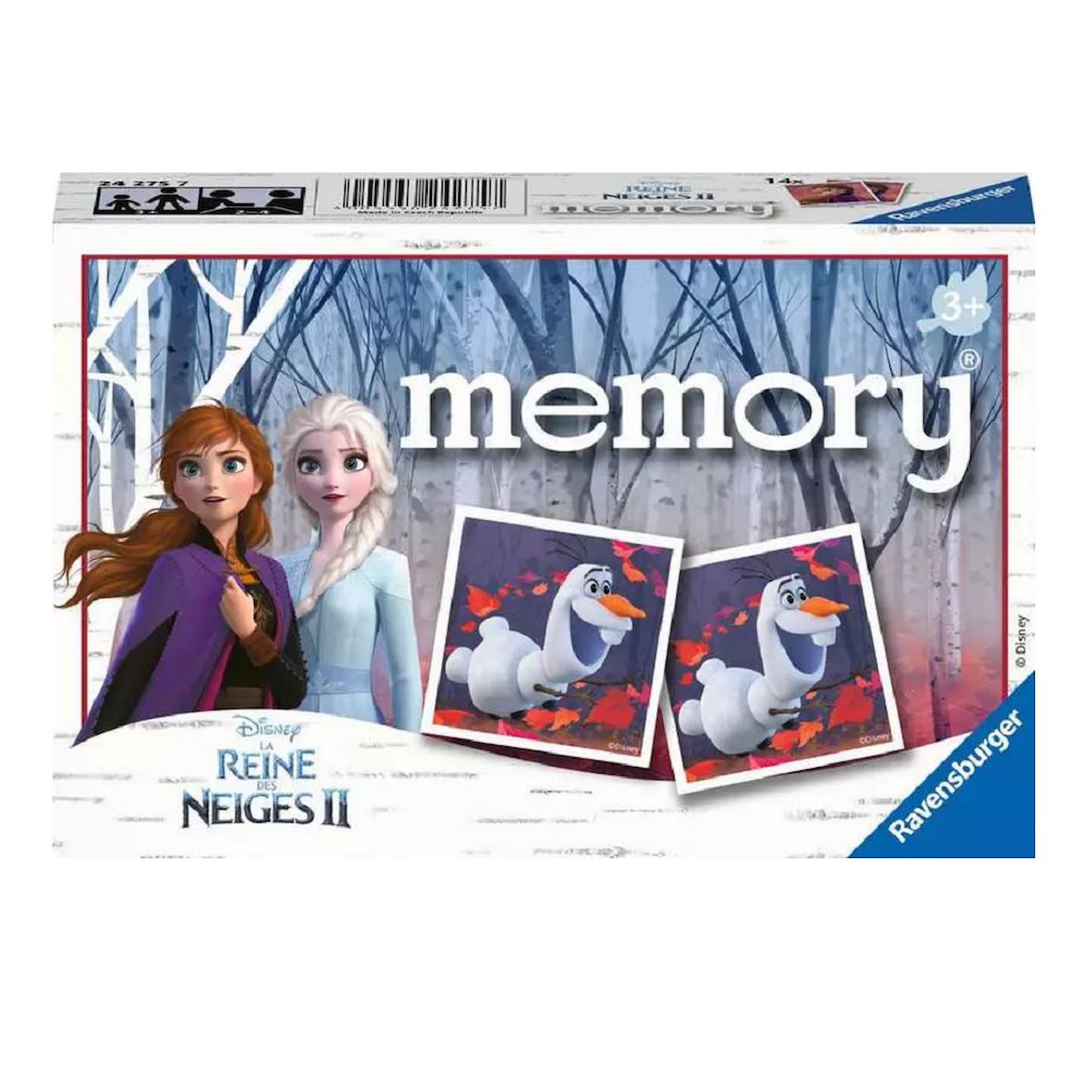 Memory Disney La Reine des Neiges 2 blanc