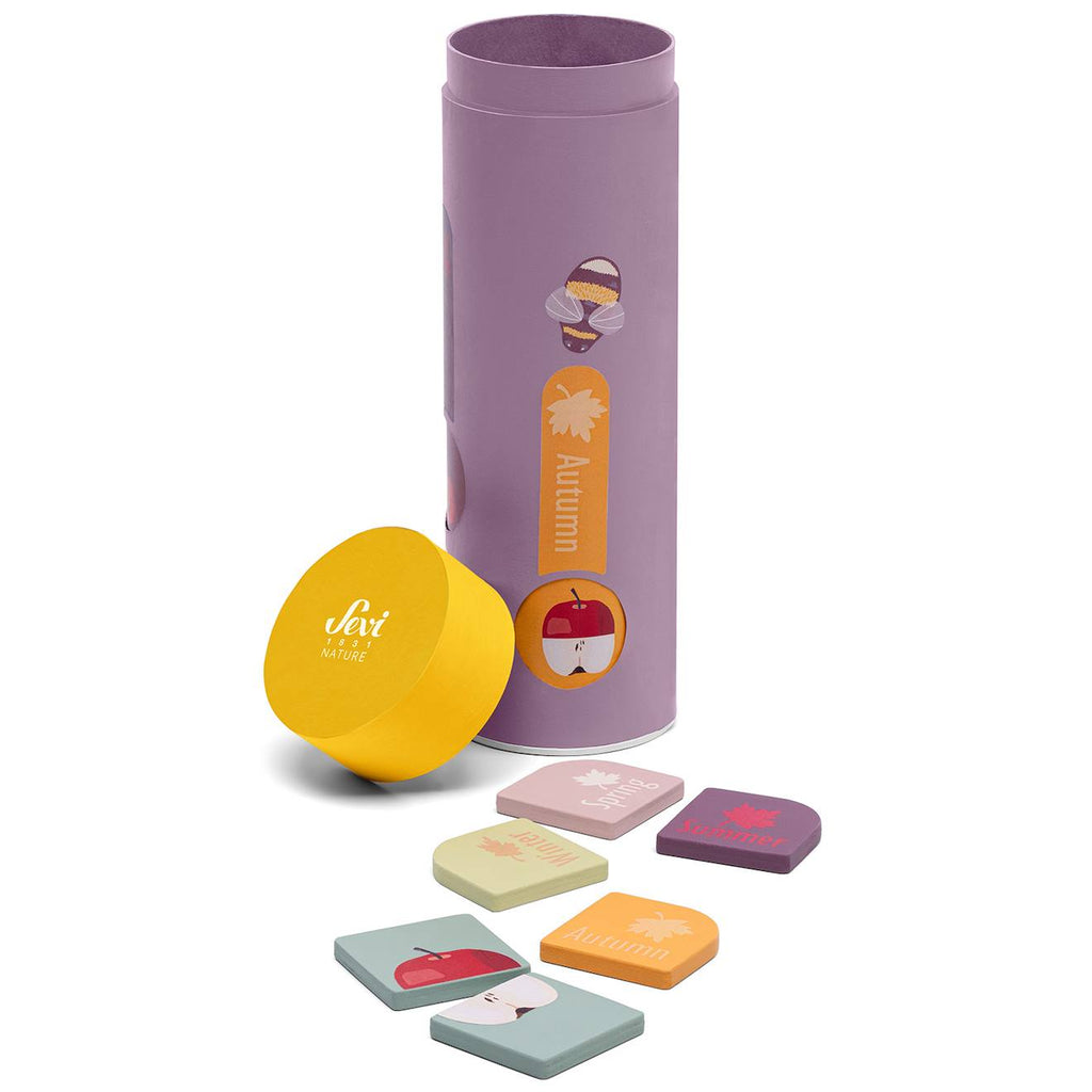 Memory fruits, légumes et saisons violet