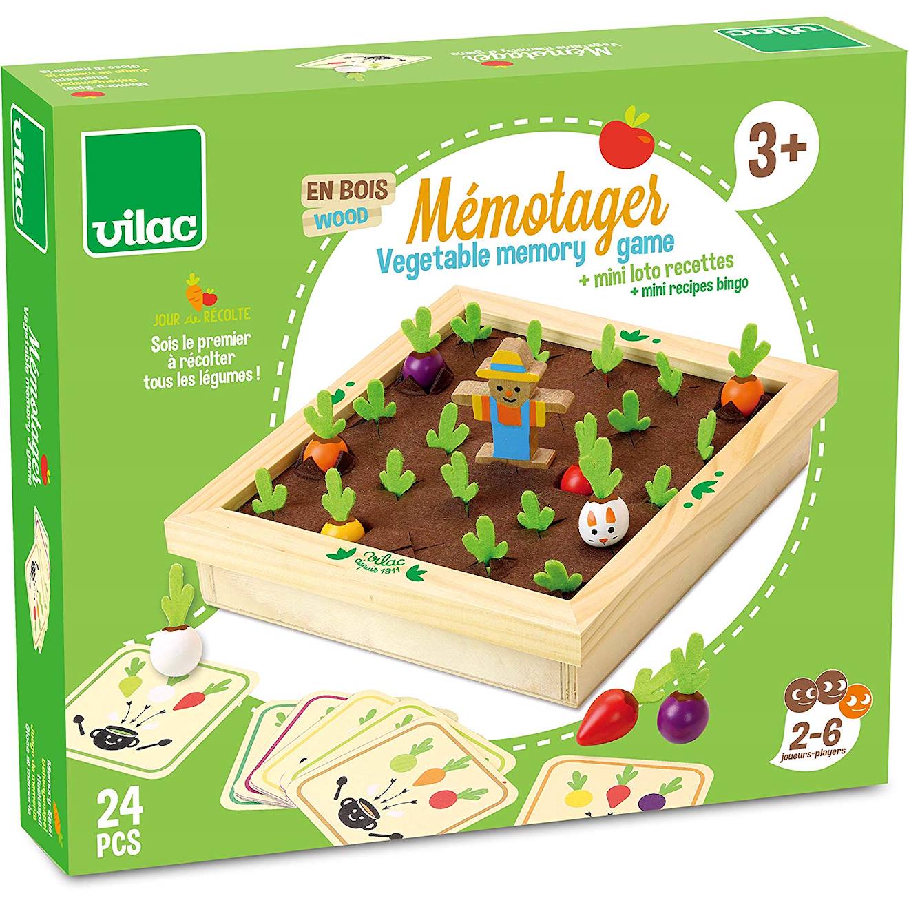 Mémotager jour de récolte beige