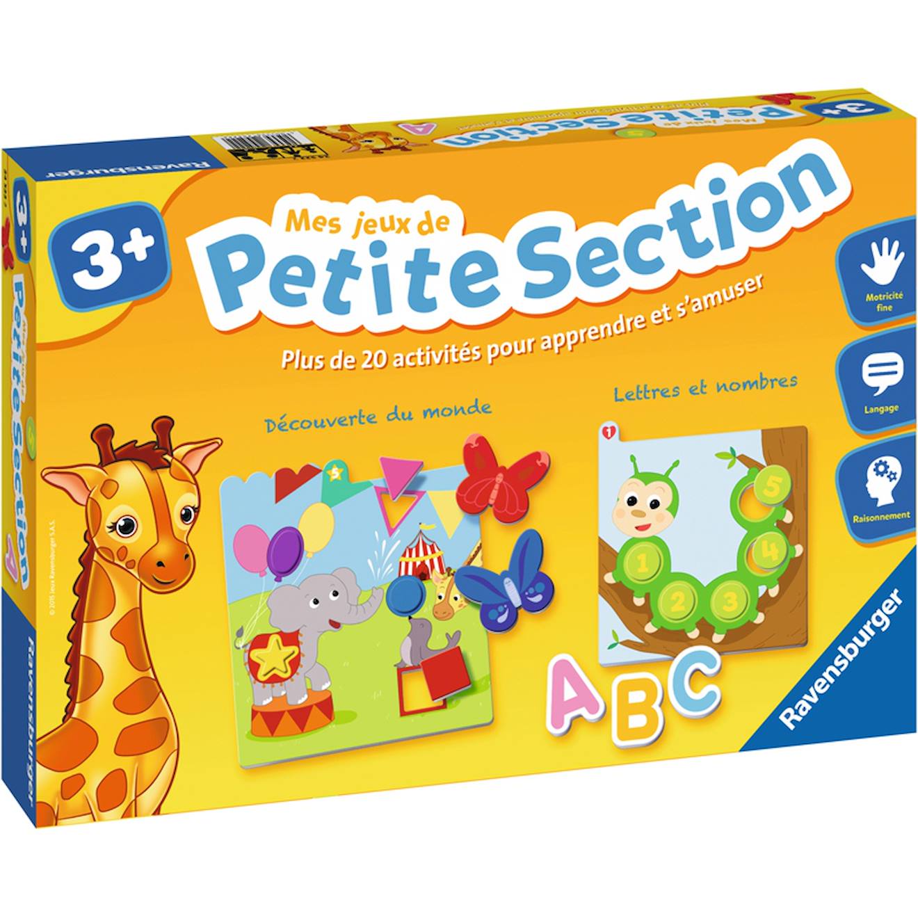 Mes jeux de petite section 20 activités multicolore