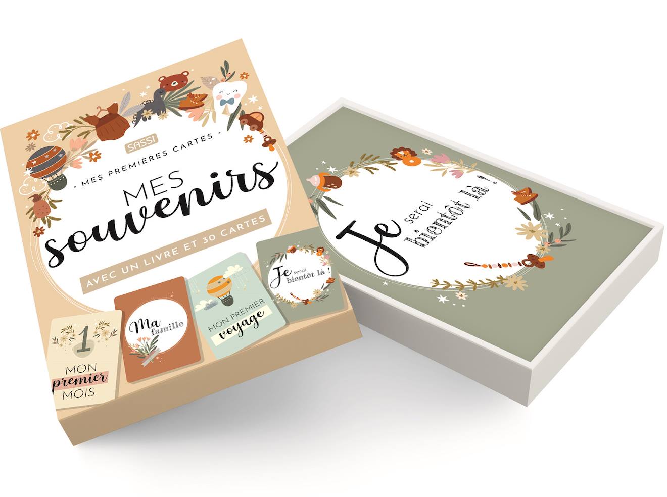 Mes premières cartes - mes souvenirs beige