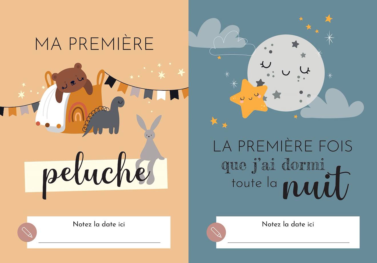 Mes premières cartes - mes souvenirs beige