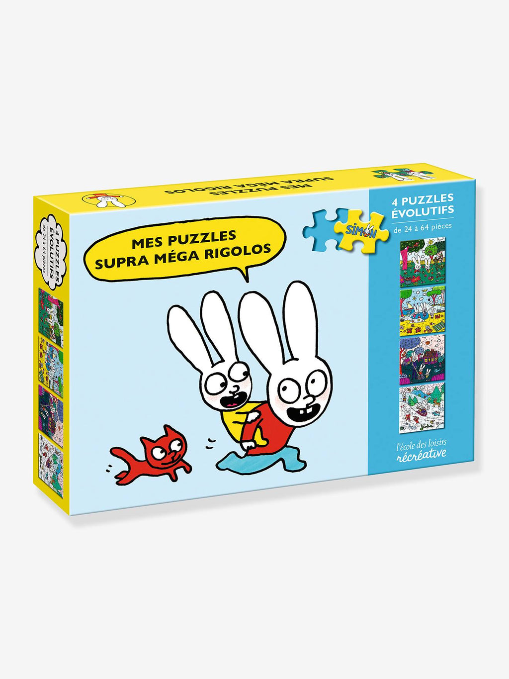 Mes puzzles supra méga rigolos multicolore