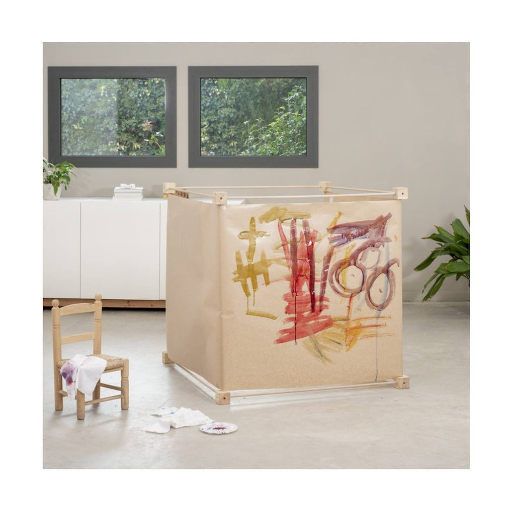 Mètre cube trigonos beige