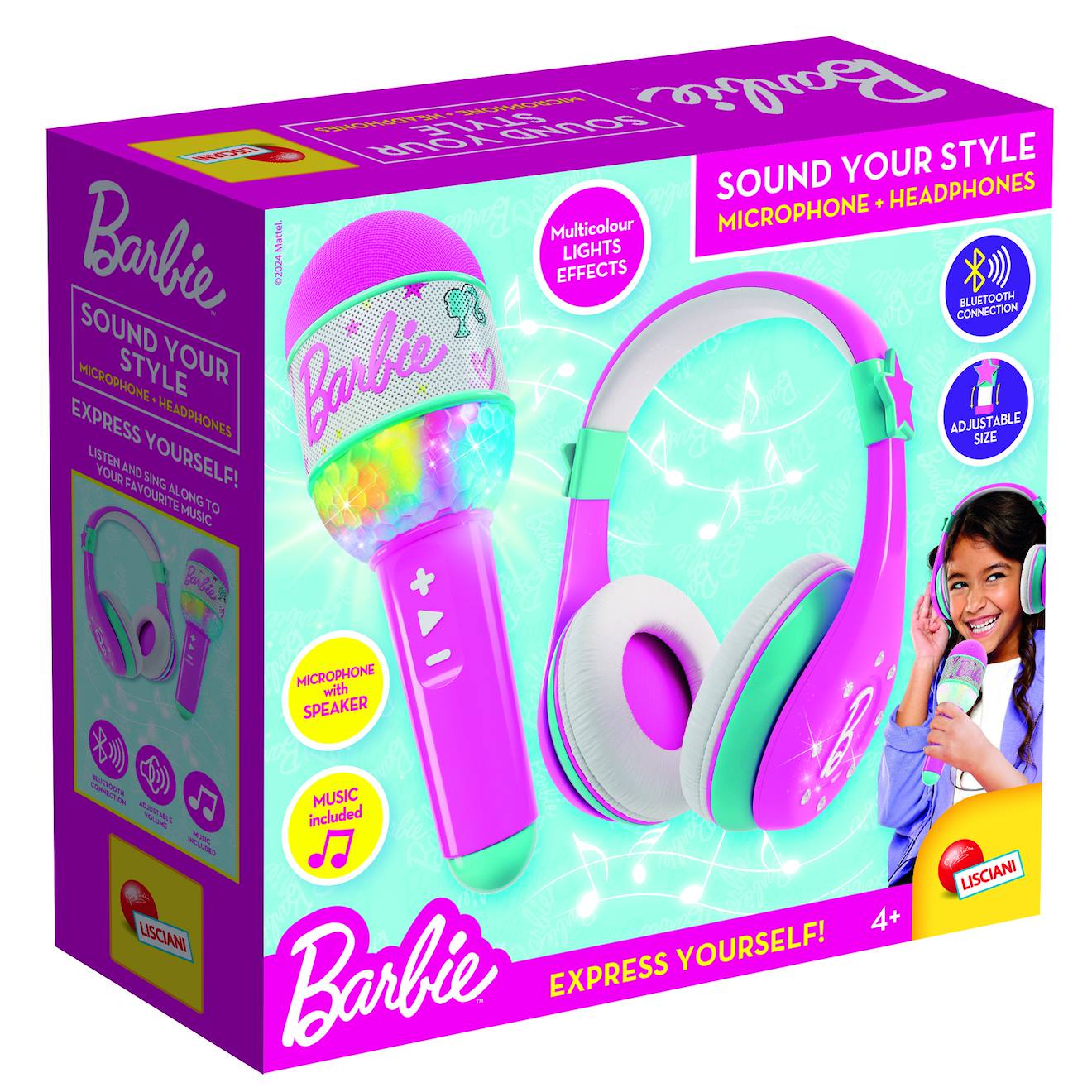 Micro casque Barbie multicolore