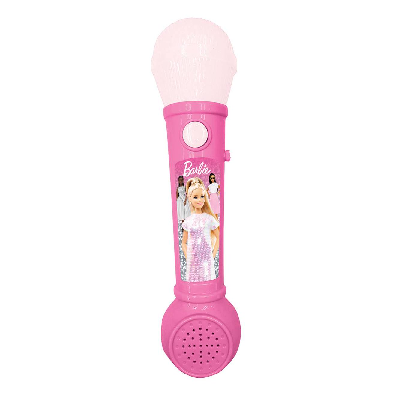 Microphone lumineux avec mélodies et effets sonores Barbie multicolore