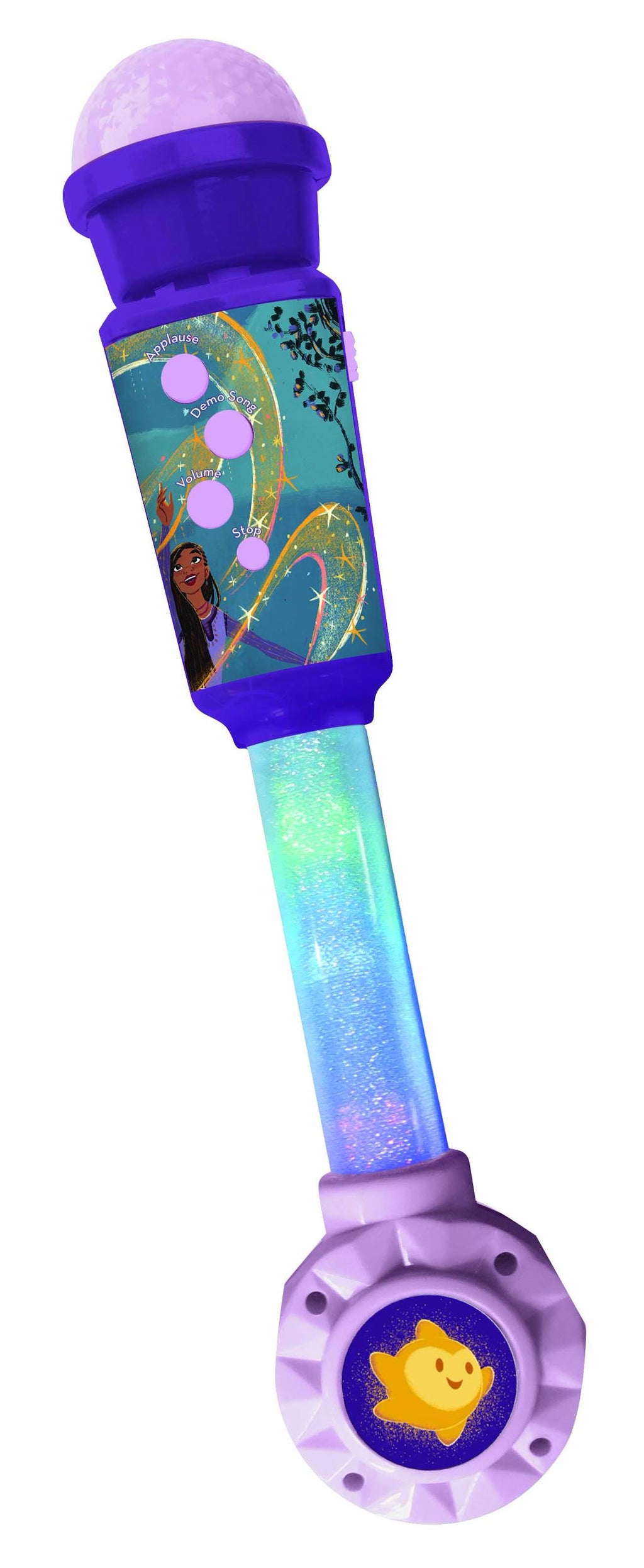 Microphone Wish avec tube lumineux et enceinte multicolore