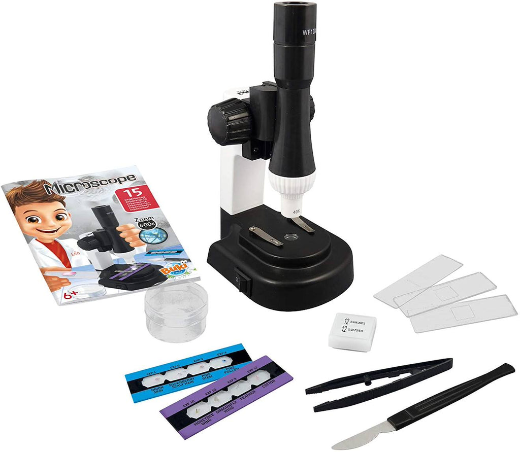 Microscope 15 expériences gris