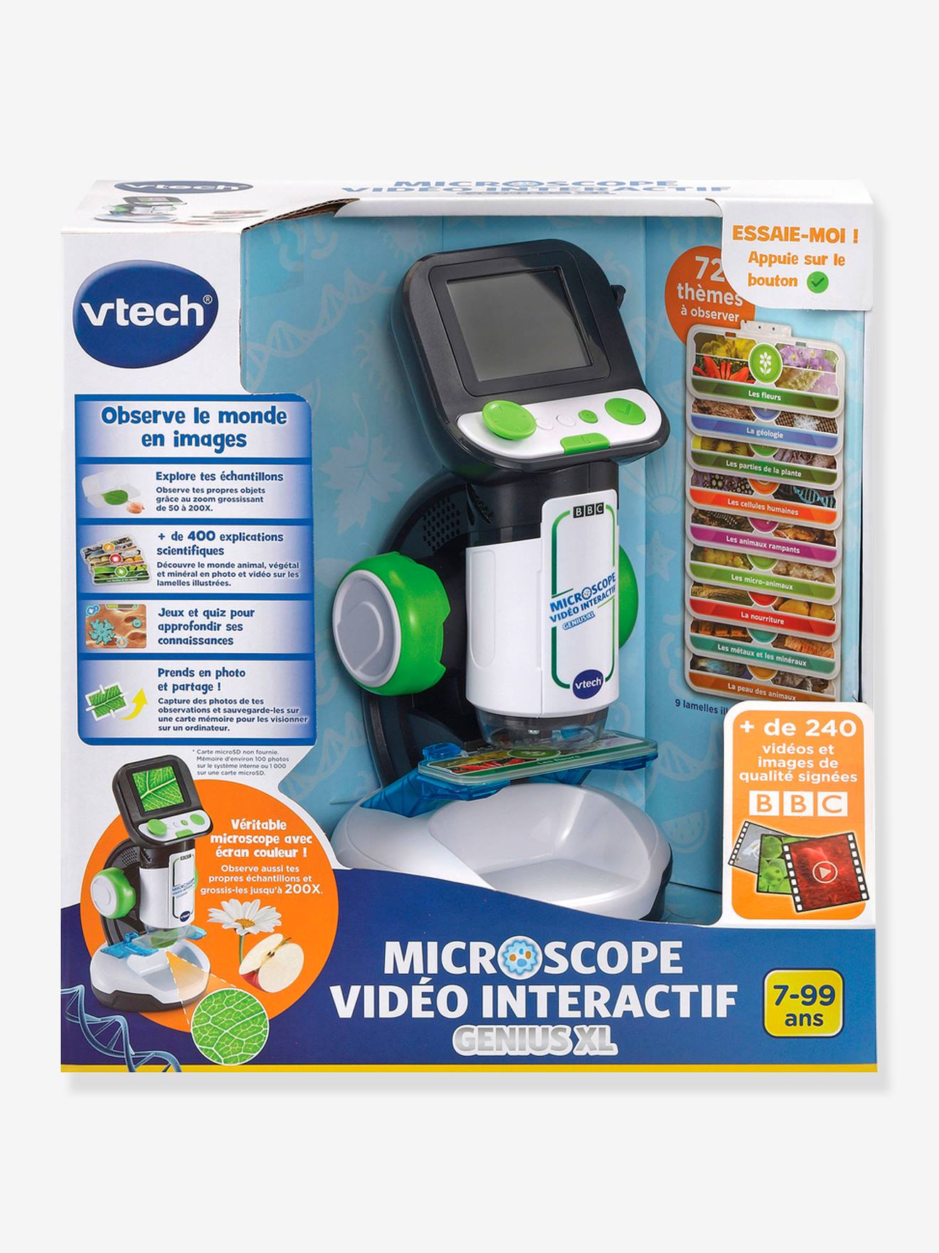 Microscope vidéo interactif genius xl - multicolore