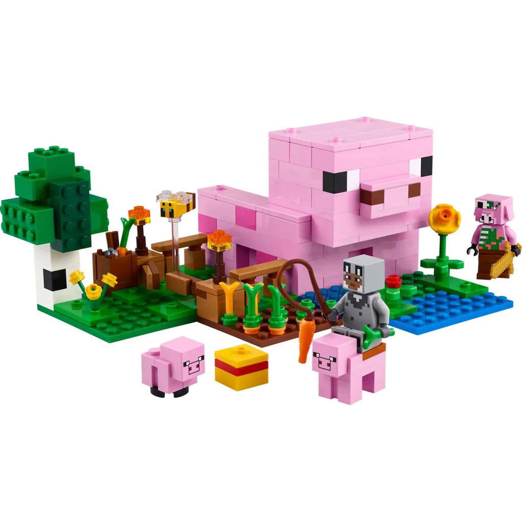 Minecraft la maison de porcelet 21268 multicolore