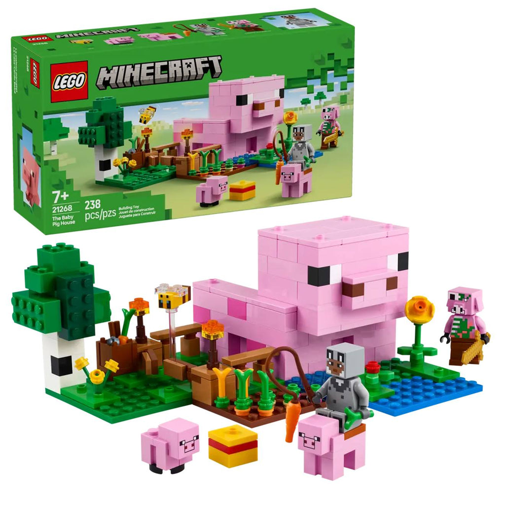 Minecraft la maison de porcelet 21268 multicolore