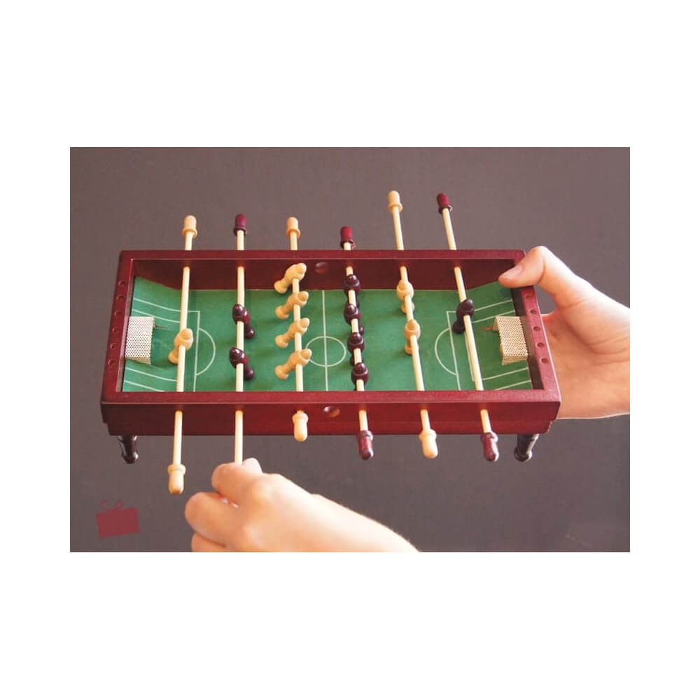 Mini Baby-Foot de Table en Bois - Jeux de Bureau Philos