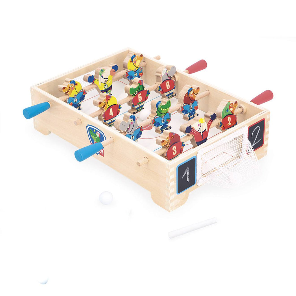 Mini baby hockey en bois FSC multicolore