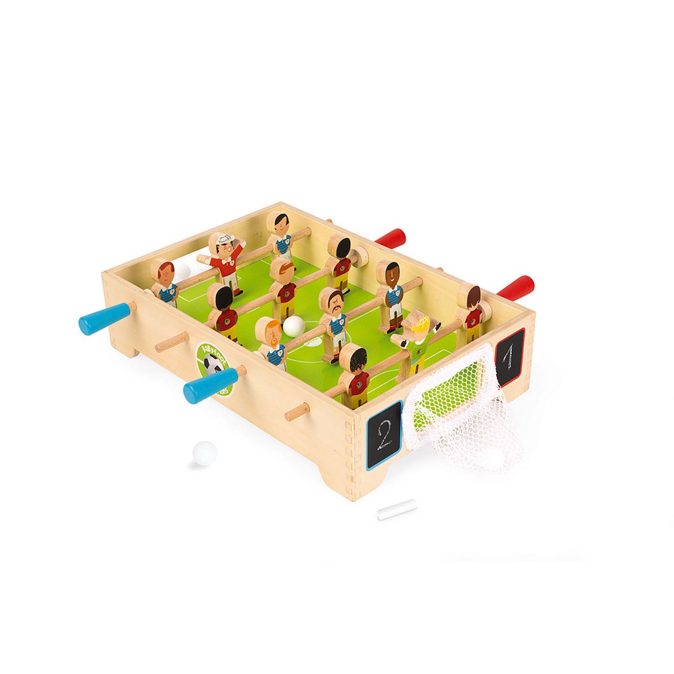 Mini babyfoot champions multicolore