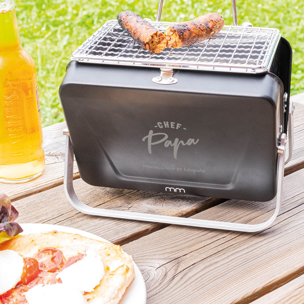 Mini Barbecue Papa à Personnaliser - Accessoires Barbecue