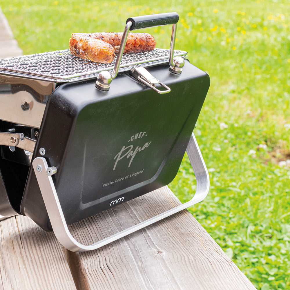 Mini Barbecue Papa à Personnaliser - Accessoires Barbecue