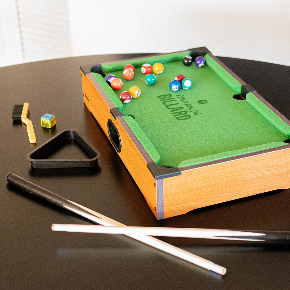 Mini Billard de Table à Personnaliser - Jeu d'Adresse