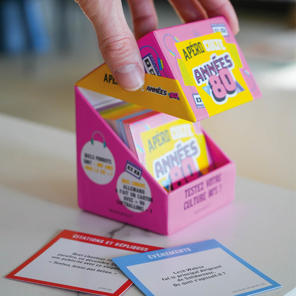 La Boîte Apéro Culte Années 80 - Jeu d'Ambiance