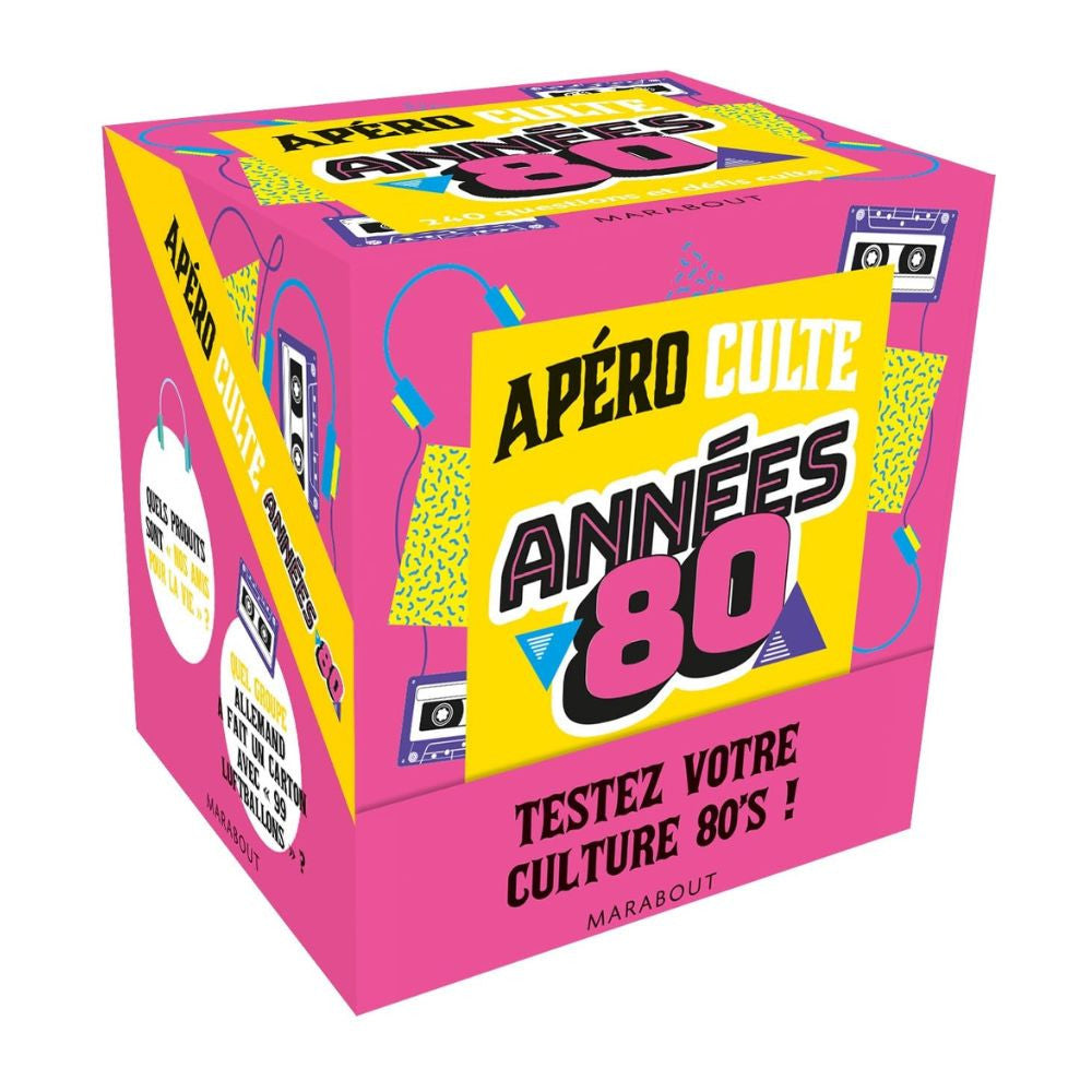 La Boîte Apéro Culte Années 80 - Jeu d'Ambiance Marabout