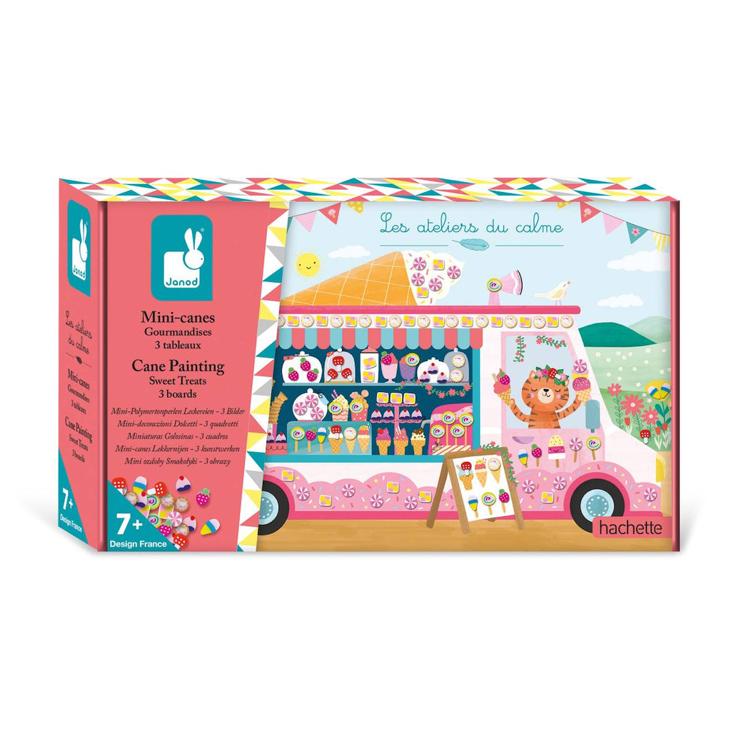Mini-canes gourmandises multicolore