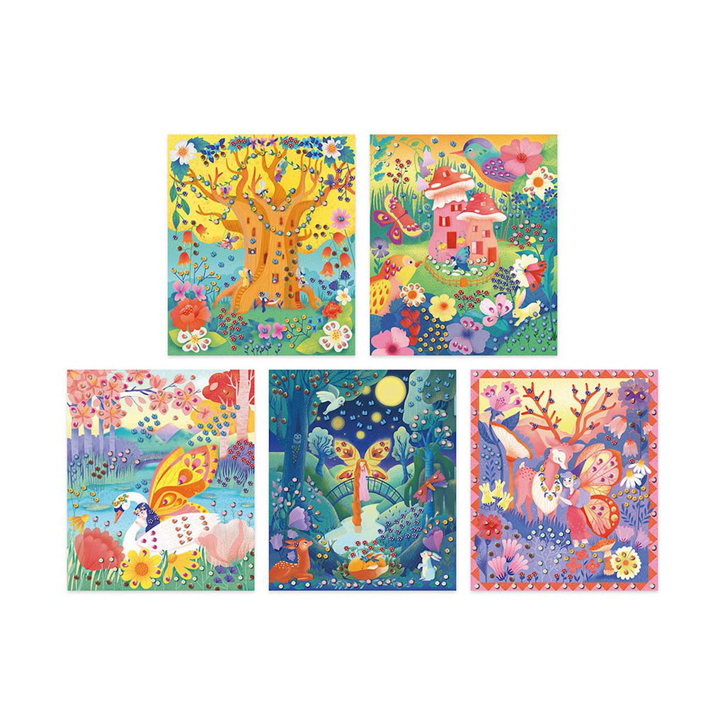 Mini-canes jardin secret multicolore