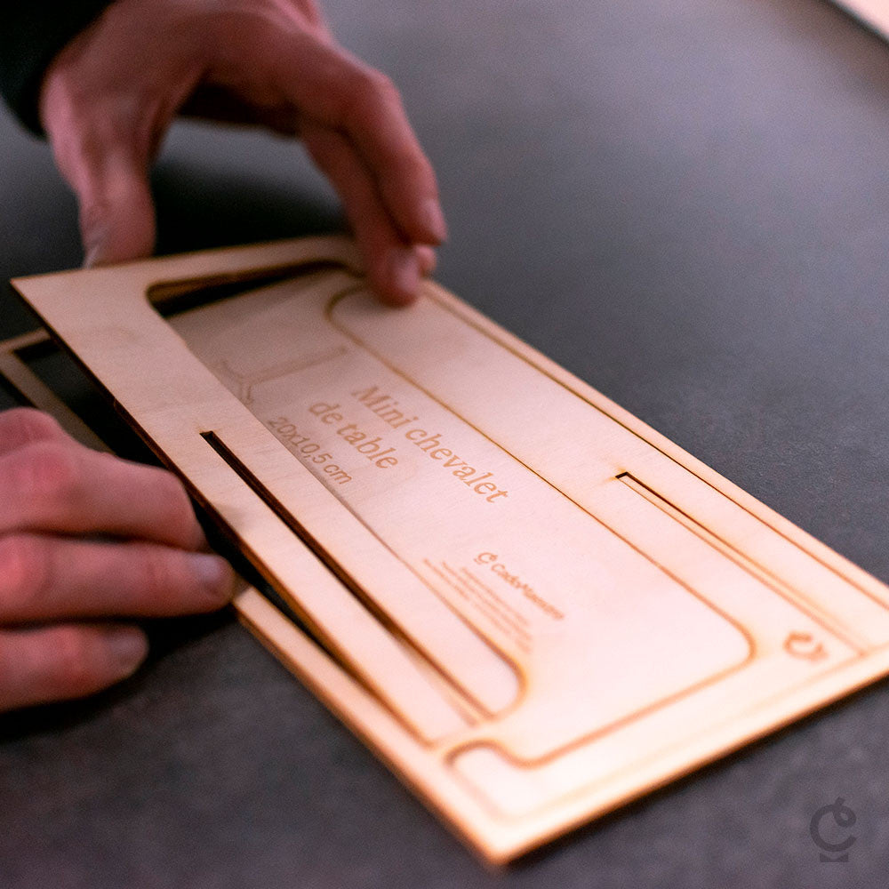 Mini Chevalet de Table en Bois - Planche à Découper Personnalisée