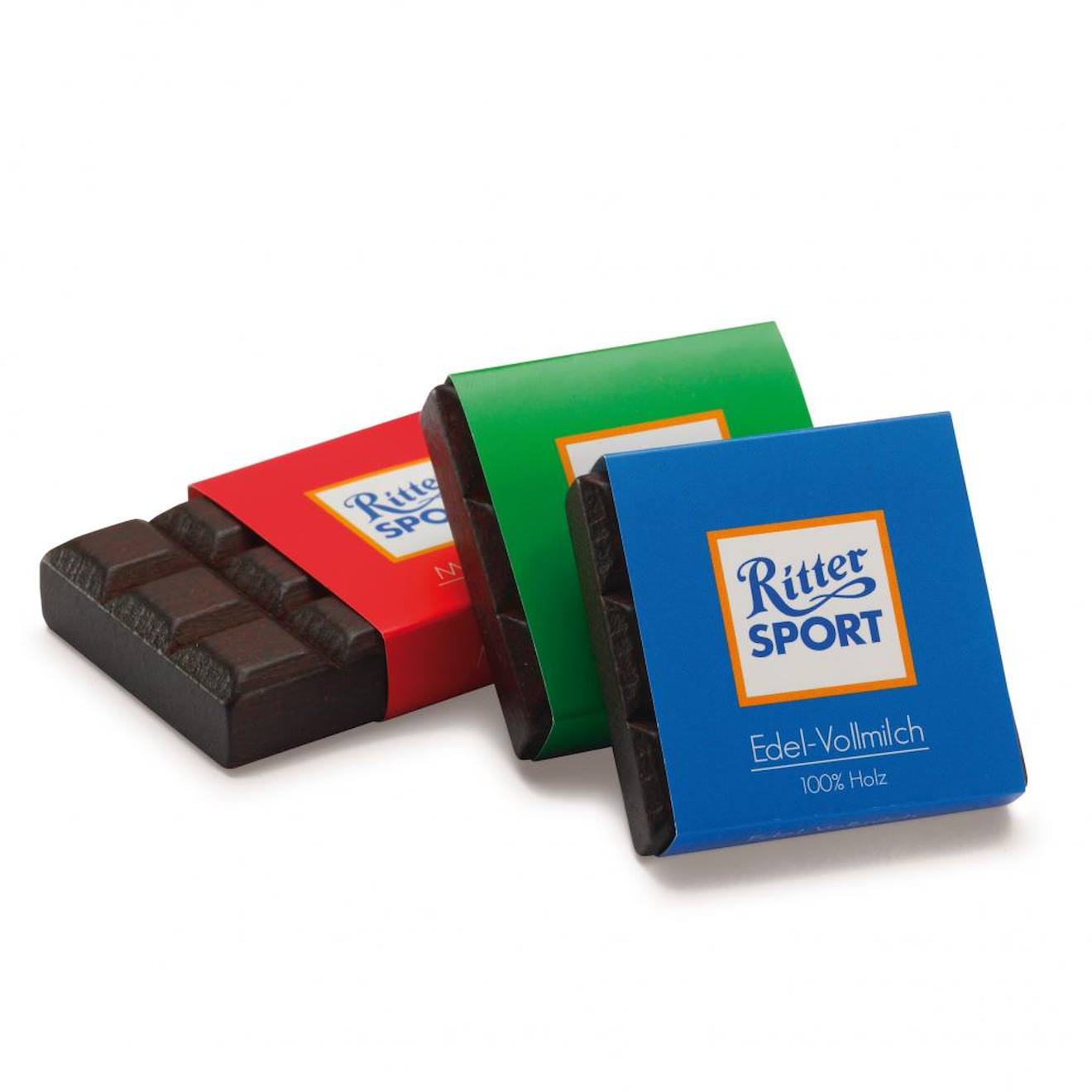 Mini chocolat ritter sport marron