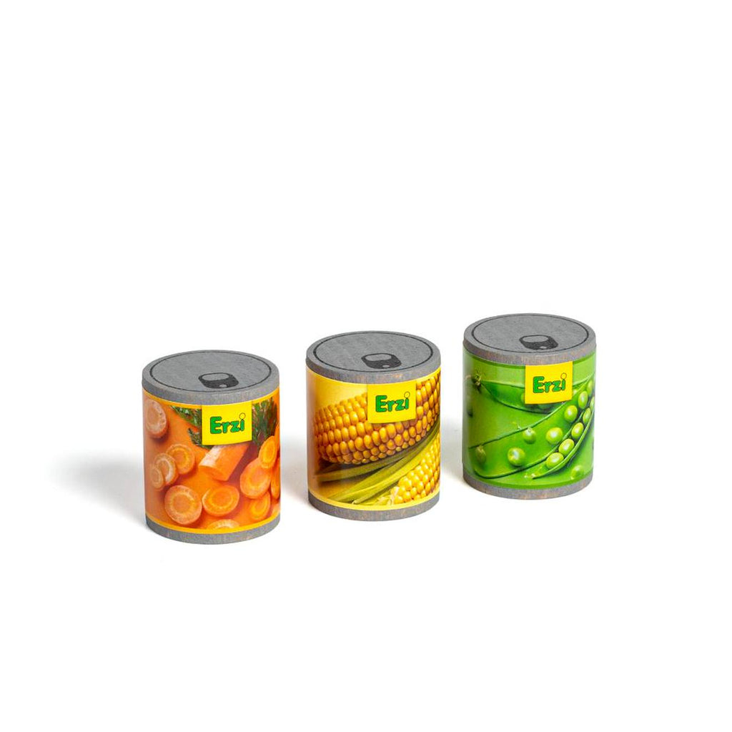 Mini conserves de légumes gris