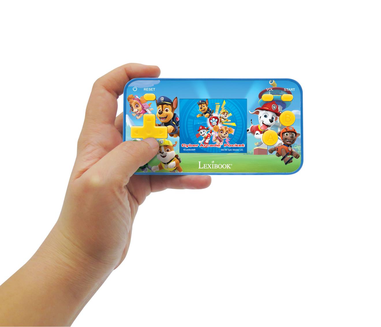 Mini console de jeux portable couleur pat patrouille cyber arcade pocket multicolore