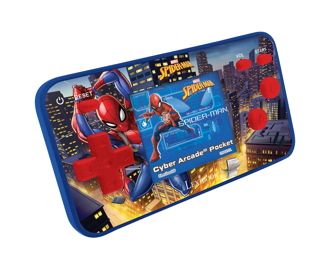 Mini console de jeux portable couleur Spiderman cyber arcade pocket multicolore