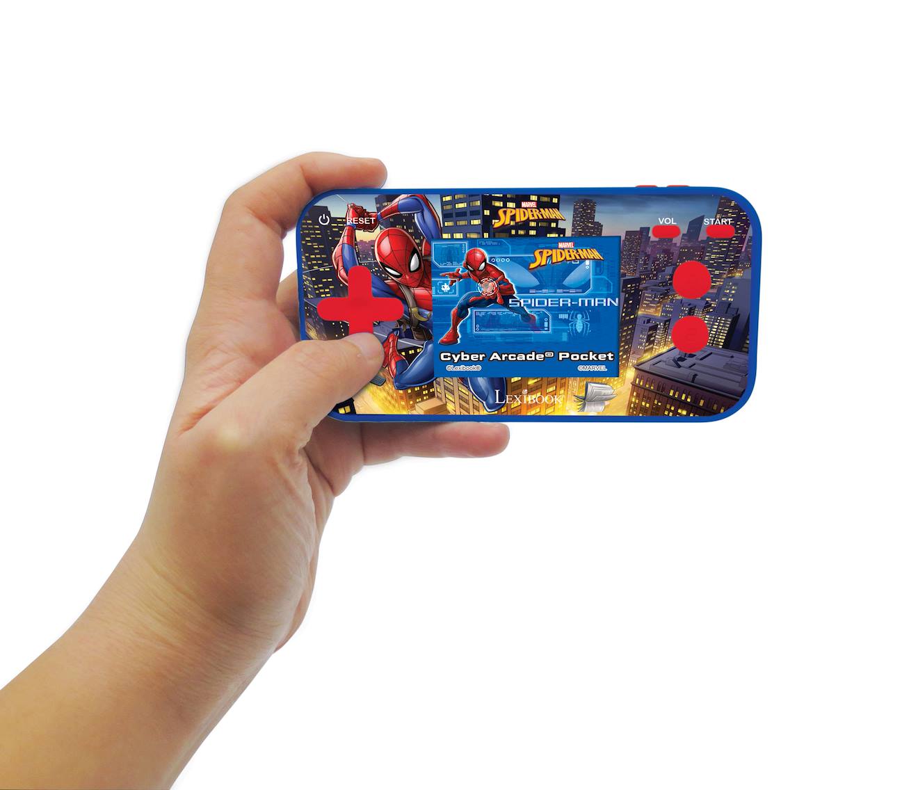 Mini console de jeux portable couleur Spiderman cyber arcade pocket multicolore