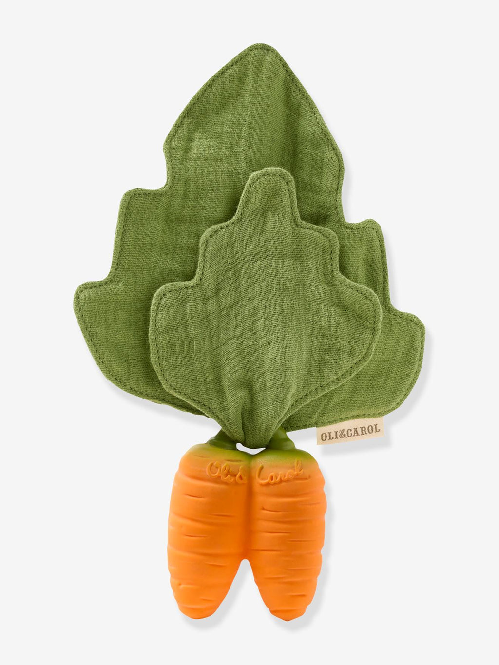 Mini doudou cathy la carotte - orange
