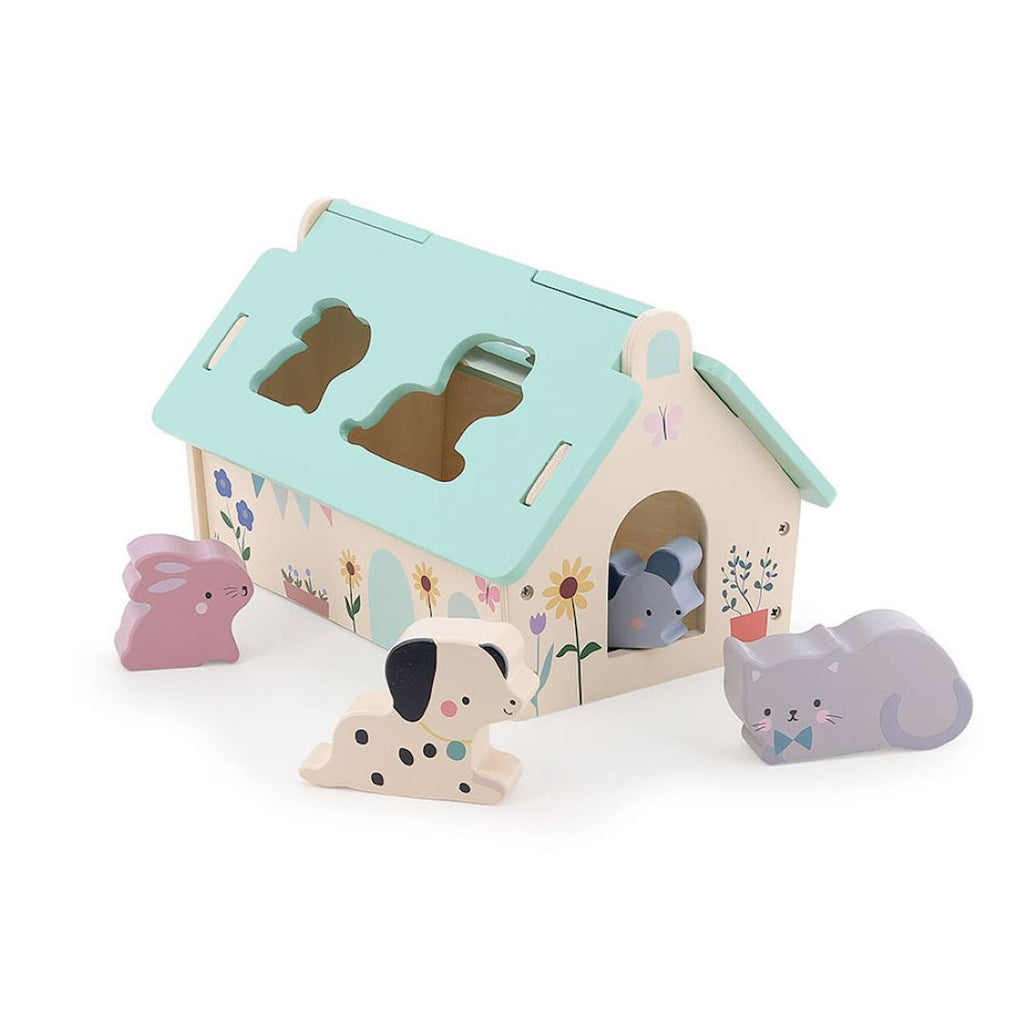 Mini ferme des formes beige