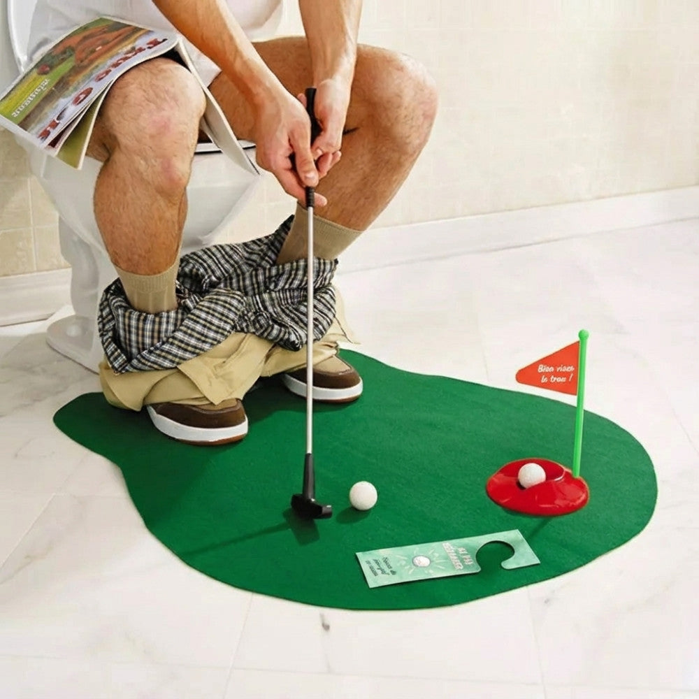 Mini Golf Pour Toilettes - Jeu d'Adresse