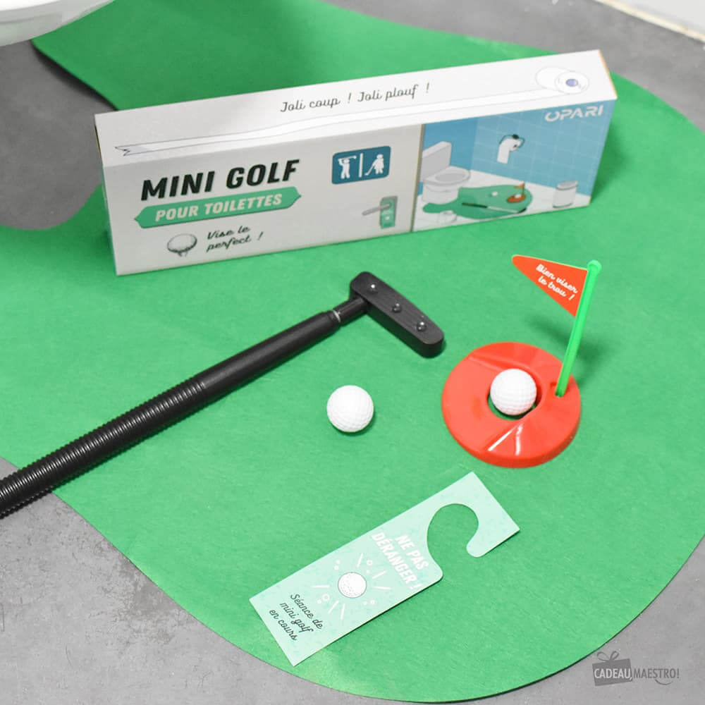 Mini Golf Pour Toilettes - Jeu d'Adresse Opari