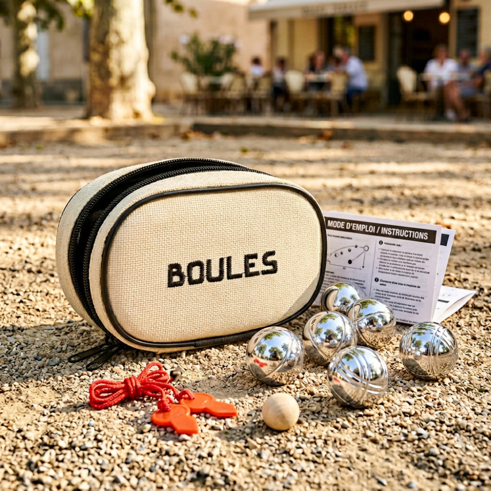 Mini Jeu 6 Boules de Pétanque en Acier - Jeu d'Adresse